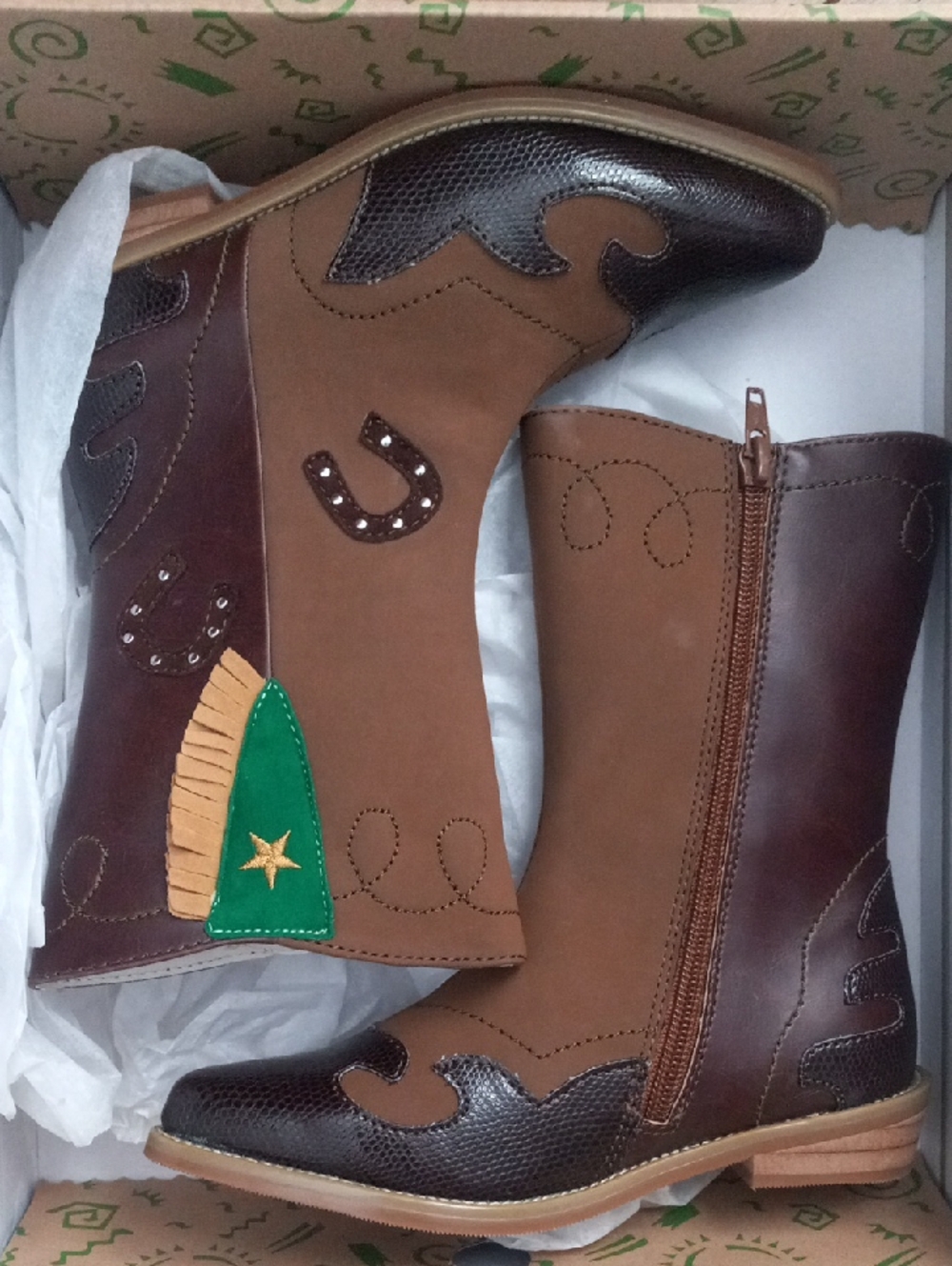NWT L'amour Toddler Cowboy Boots Size 12